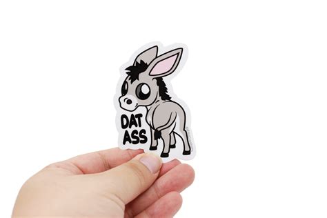 Repop Gifts Dat Ass Donkey Vinyl Sticker