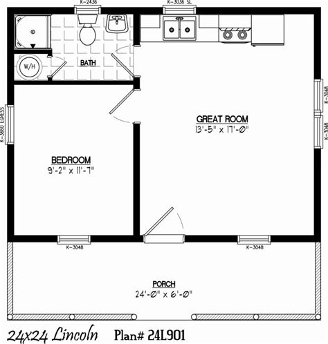 Image Result For 24 X 24floor Plans Cabin Floor Plans 1 Bedroom