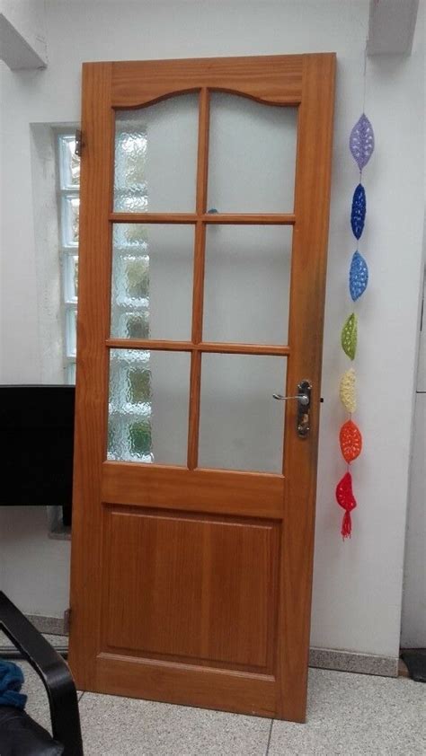 Solid Wood Interior Doors With Wavy Glass In Radcliffe