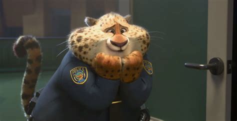 Image Clawhauser Squeeing From Realizing Chief Bogo Uses The Gazelle