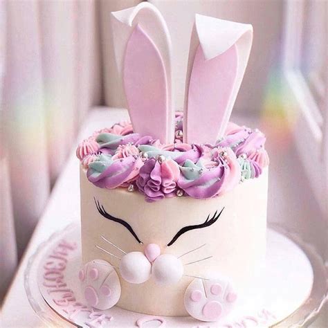 Pin By Algareh Only On Cake And Flowers In 2020 Rabbit Cake Easter