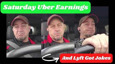 How Much I Earned Driving For Uber On A Saturday Uber Driver Lyft Driver Youtube