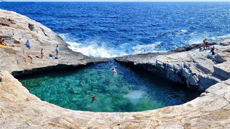 Giola Lagoon Thassos Santorini Greece Places To See Places To
