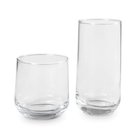 Better Homes And Gardens Josie Mixed Size Drinking Glasses 16 Piece