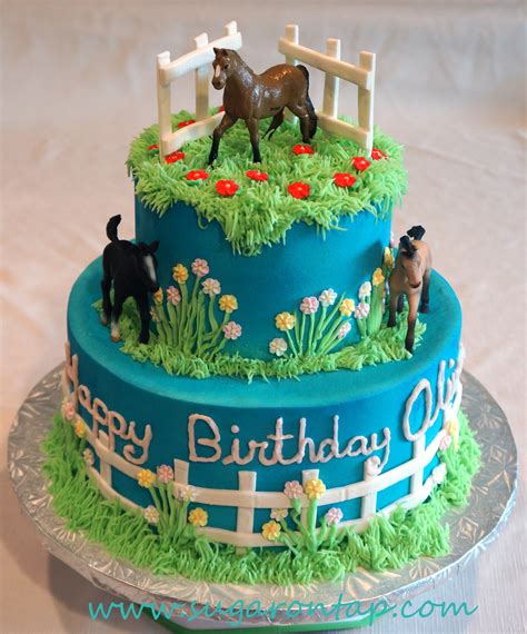 Olivias Horse Cake