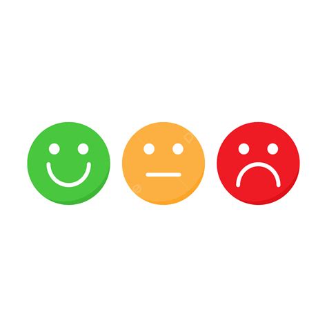 Happy Disappointed Neutral Emoji Vector Png Vector Psd And Clipart