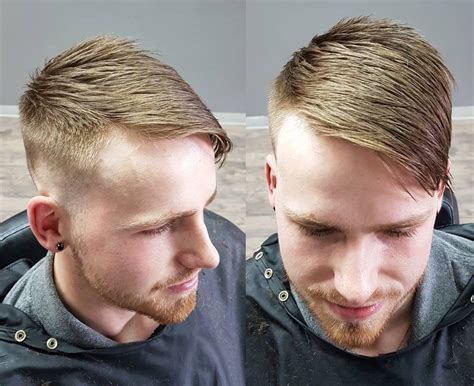 A comb over hairstyle for men fits perfectly into lumberjack chic, or lumbersexual style as it's often but as this particular comb over haircut from @cutsbyerick shows us, pumping up the frontal #15: 15+ Comb Over Fade Haircuts For 2020 | Fade haircut, Comb ...