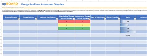 Dec 13, 2016 · ‌ download excel template try smartsheet template ‌ before a change request can be approved, it needs to be analyzed for potential impact. Change Readiness Assessment Online Tools, Templates & Software