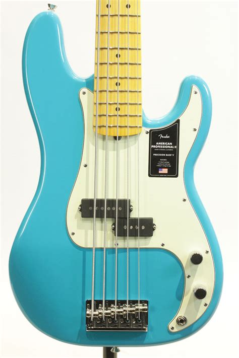 FENDER American Professional II Precision Bass V Miami Blue Maple 商品