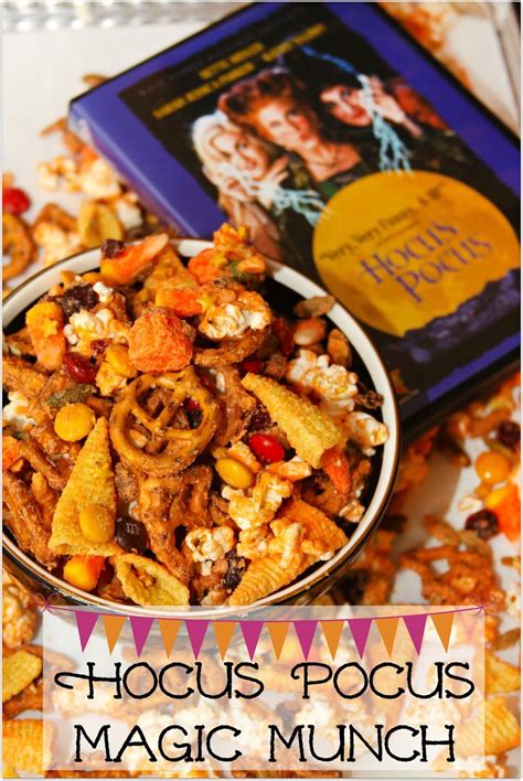 The cast of hocus pocus got back together for a virtual reunion special in october 2020, hosted by bette midler, to benefit the new york restoration project. Hocus Pocus Magic Munch Mix + Gift Tag Printable | Recipe ...