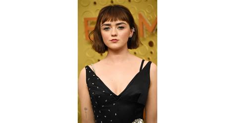 Maisie Williamss Choppy Bob And Fringe At The Emmys 2019 All The