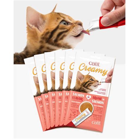 Hartz delectable bisque is a single serve puree of tender real meats with a delicious sauce for creamy bisque. Catit Creamy Lickable Cat Treats Tube, Salmon 30 Pack ...