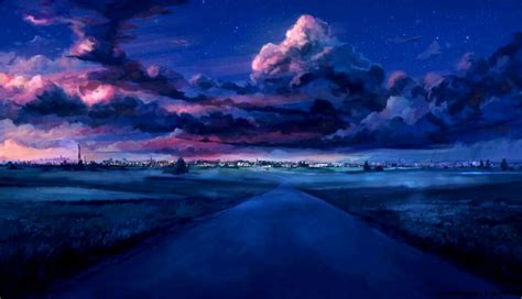 Night Sky Anime Wallpapers Top Free Night Sky Anime Backgrounds