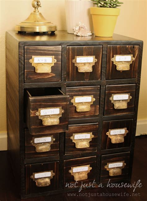 Diy Card Catalog From Not Just A Housewife I Love What Stacy Did