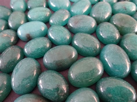 18x13mm Natural White Jade Dyed Gemstone Cabochon Teal Oval Cabochon