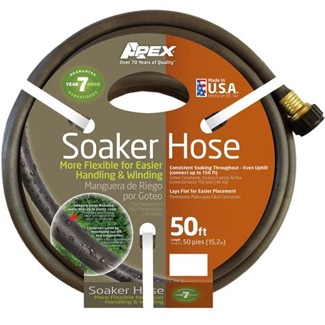 Apex 12 In Dia X 50 Ft Soaker Water Hose 1030 50 The Home Depot
