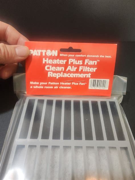 Patton 90100 Heater Plus Fan Clean Air Filter Replacement Ebay