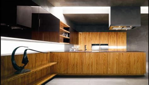Modern Kitchen With Luxury Wooden And Marble Finishes