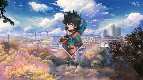 Wallpaper Id 902149 Midoriya Izuku Photoshop Anime Picture In