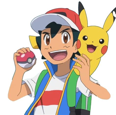 Ash And Pikachu Render 1 By Mentos1800 On Deviantart