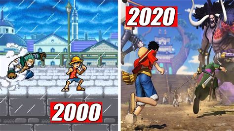 Evolution Of One Piece Games 2000 2020 Youtube