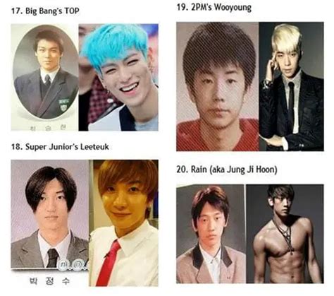 Kpop Male Idols Before And After Plastic Surgery K Pop Galery