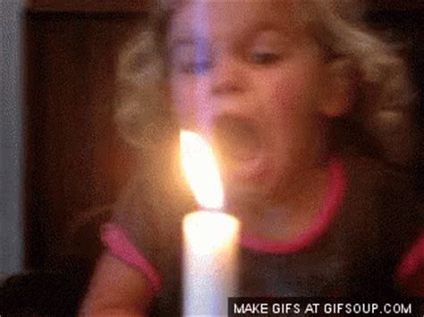 Burning candles and birthday greeting gif image. #fire #candles burning #ca...