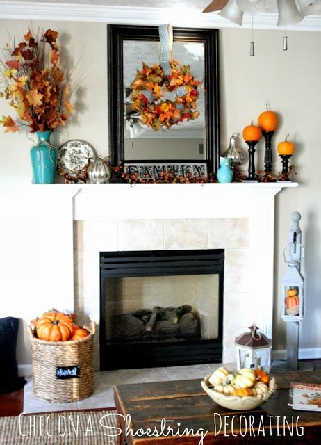 How To Decorate A Hearth For Fall Decorating Ideas