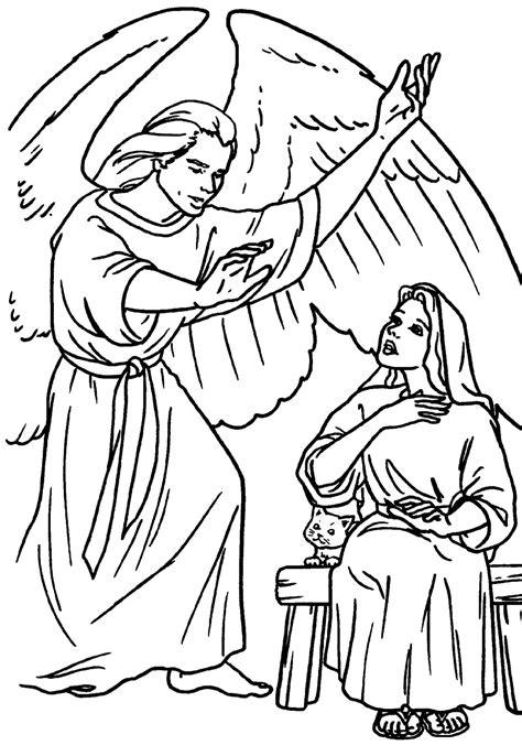Imagenes Dibujos De La Anunciacion De Maria