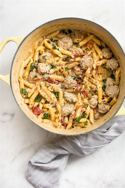 Cook sausages, turning, until crisp and golden brown all around, about 8 to 10 minutes. Cajun Sausage Pasta | Recipe in 2020 | Sausage pasta ...