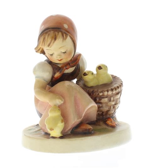 Hummel figurines are timeless classics that bring cheer to collectors around the world. Goebel Hummel "Chick Girl" 57/0 Early Rare TMK 2 Full Bee ...
