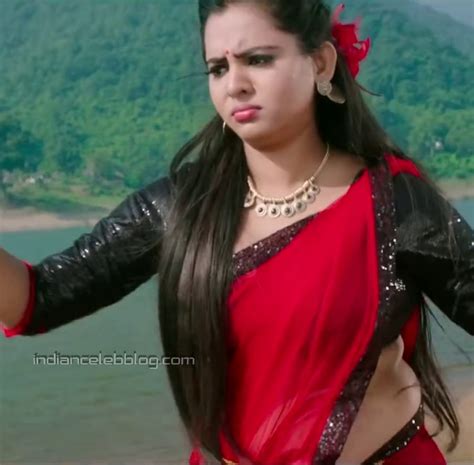 Manasa Himavarsha Tollywood FDCS1 4 Hot Saree Hd Caps Indiancelebblog Com