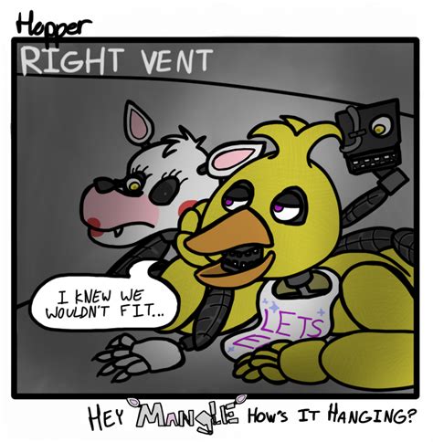 When You Have Two Animatronics In Your Vent Fivenightsatfreddys