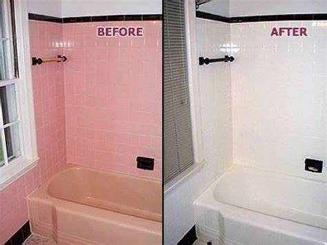 How To Paint Bathroom Tile Before And After Semis Online