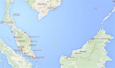 Malaysia Airports Map Plane Flight Tracker