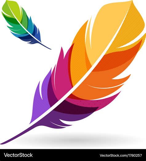 Rooster Feathers Clipart Vector Color Feather Rooster Clipart Yellow