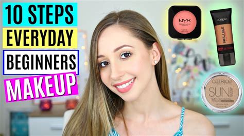 Everyday Makeup Tutorial For Beginners Only 10 Steps Youtube