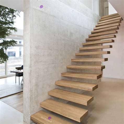 Modern Floating Stairs with Invisible Stringer, View floating stairs, Mansion Product Details 