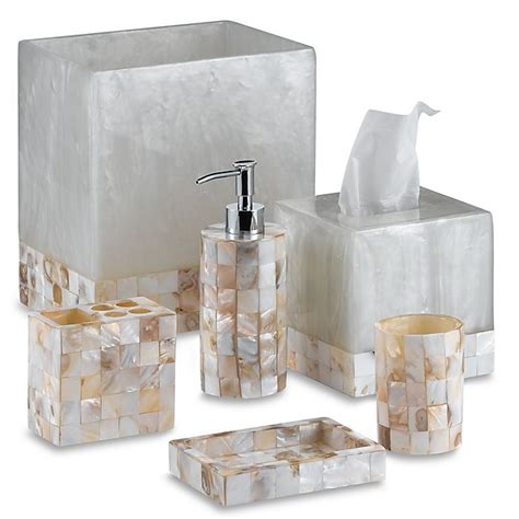 Take your space to the next level with bath accessories from cb2 canada. Capiz Bathroom Accessory Collection | Bed Bath & Beyond