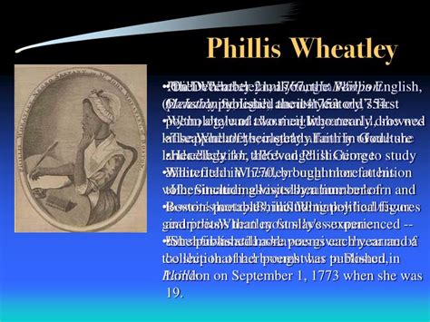 Ppt Phillis Wheatley Powerpoint Presentation Id1058302