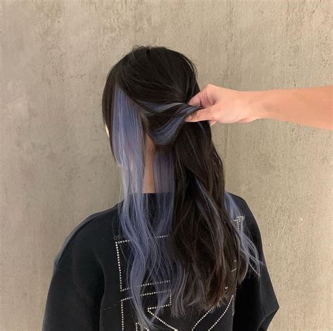 Under Hair Color Blue Colorxml