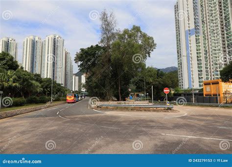 20 April 2021 The Street View Of Yu Tung Road Tung Chung Hong Kong