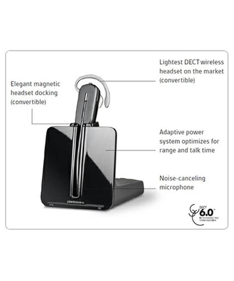 Plantronics Cs540 Mono Dect Draadloze Headset Callvoipshop