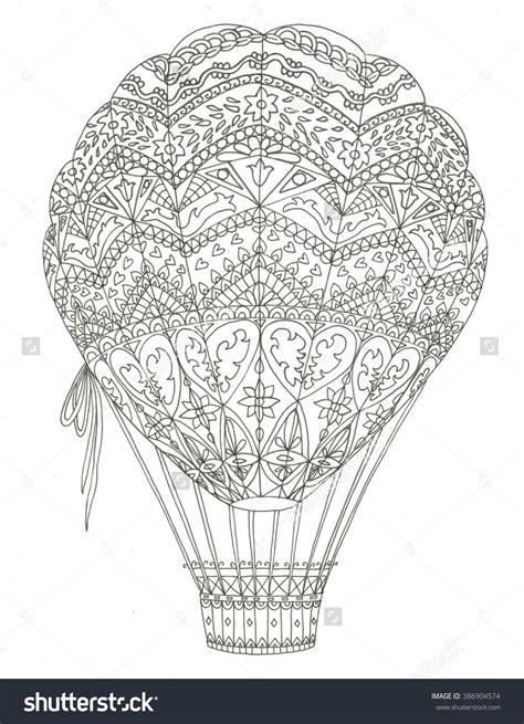 This flying machine was invented in france in 1783. Air balloon coloring page | Page de coloriage, Coloriage ...