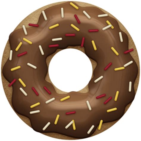 Chocolate Donut Clipart Doughnut Clipart Transparent Background Png