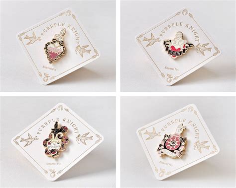 Beautiful Packaging For Enamel Pins Elegante Press Jewelry Packaging Design Beautiful