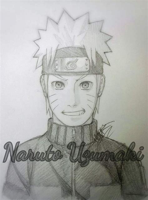 A Drawing Of Naruto From Naruto Yamaki With The Words Narut