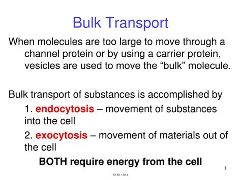 Ppt Bulk Transport Powerpoint Presentation Free Download Id6754928