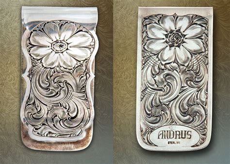 We did not find results for: Custom Sterling Silver Money Clip, Hand-Engraved by Sage Creek Stock Saddle Co. | CustomMade.com