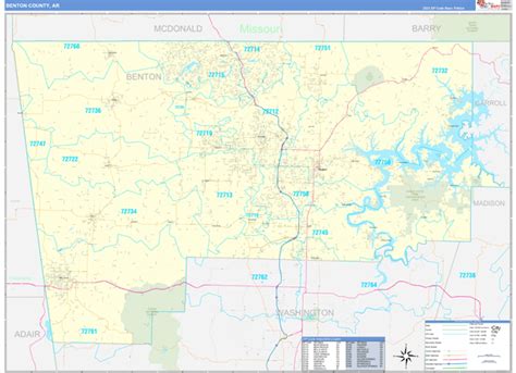 Maps Of Benton County Arkansas